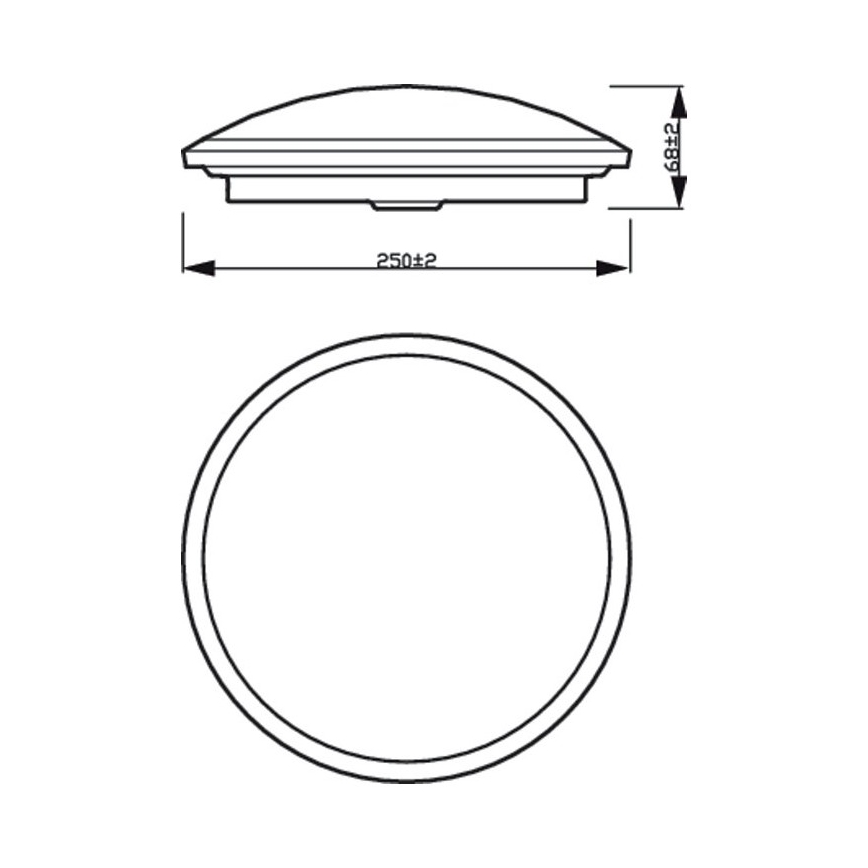 Philips - Plafón LED regulable SCENE SWITCH LED/12W/230V
