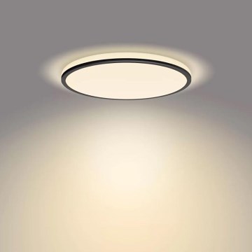 Philips - Plafón LED regulable SCENE SWITCH LED/18W/230V diá. 30 cm 2700K negro
