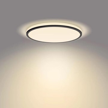 Philips - Plafón LED regulable SCENE SWITCH LED/18W/230V diá. 30 cm 2700K negro