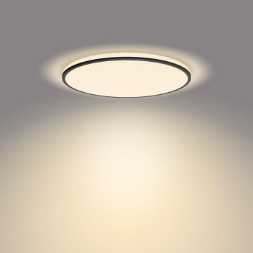 Philips - Plafón LED regulable SCENE SWITCH LED/22W/230V diá. 40 cm 2700K negro