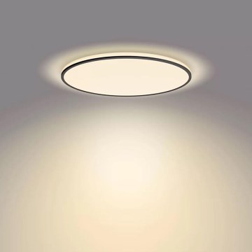 Philips - Plafón LED regulable SCENE SWITCH LED/36W/230V diá. 50 cm 2700K negro