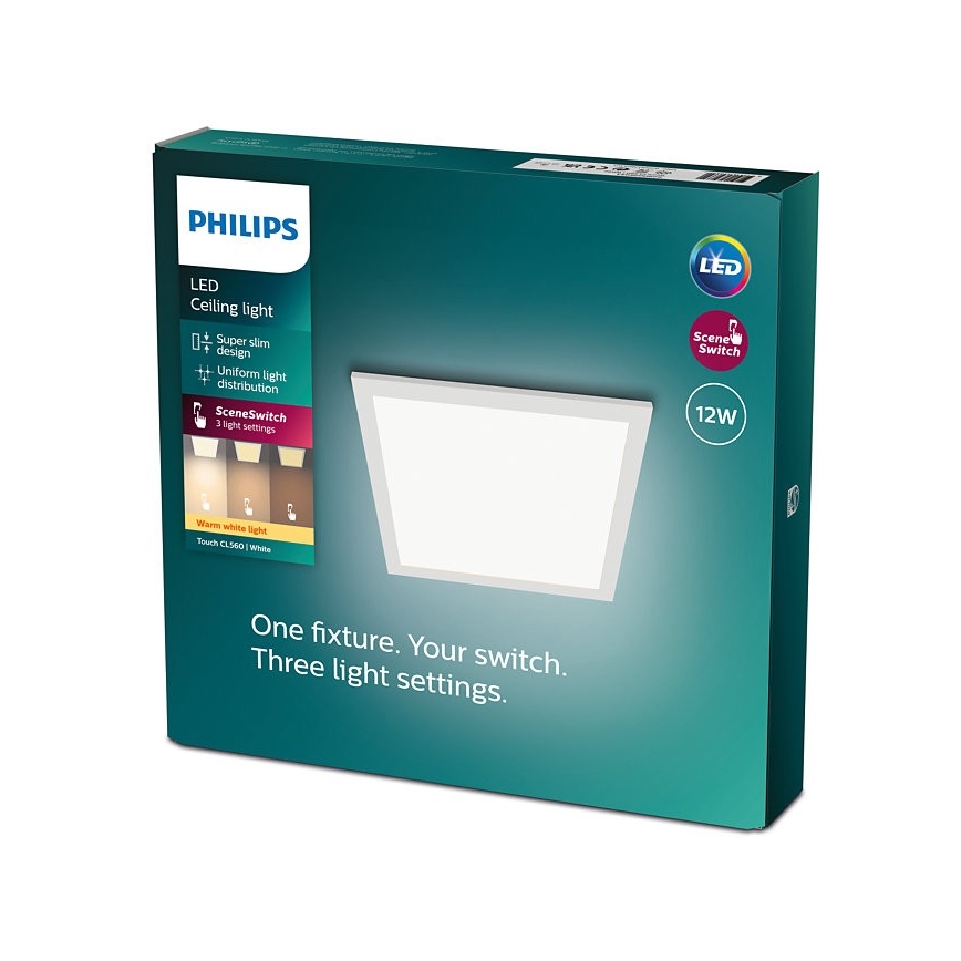 Philips - Plafón LED Regulable SCENE SWITCH LED/12W/230V 2700K
