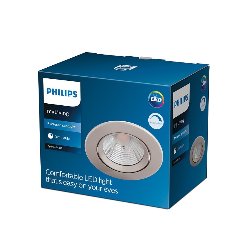 Philips - Plafón LED regulable LED/5,5W/230V