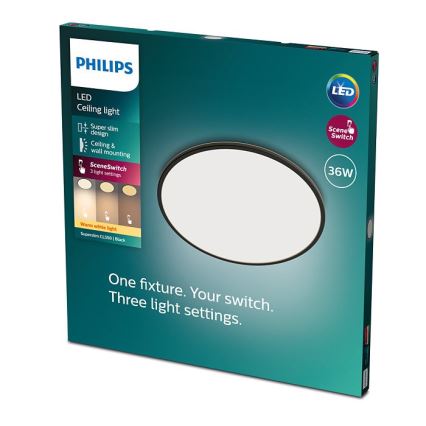 Philips - Plafón LED Regulable SCENE SWITCH LED/36W/230V