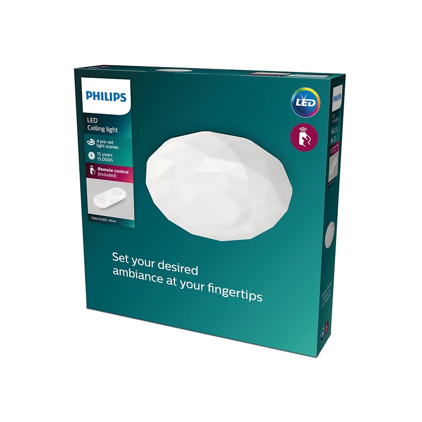 Philips - Plafón LED regulable LED/23W/230V 2700-6500K + CR