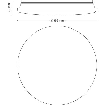 Philips - Plafón LED regulable LED/24W/230V 2700-6500K + control remoto