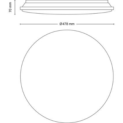 Philips - Plafón LED regulable LED/40W/230V 2700-6500K + control remoto