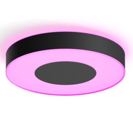 Philips - Plafón LED RGB regulable Hue INFUSE LED/52,5W/230V 2000-6500K 425 mm negro