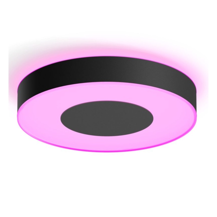 Philips - Plafón LED RGB regulable Hue INFUSE LED/52,5W/230V 2000-6500K 425 mm negro