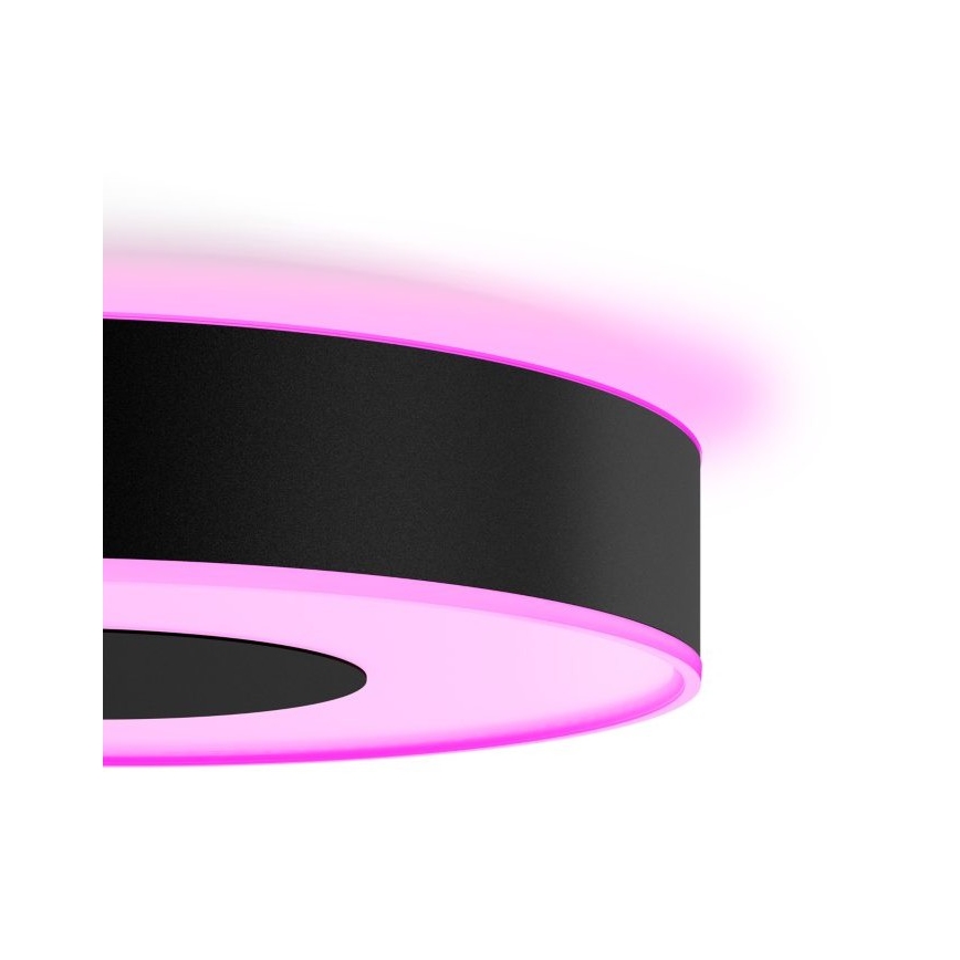 Philips - Plafón LED RGB regulable Hue INFUSE LED/52,5W/230V 2000-6500K 425 mm negro