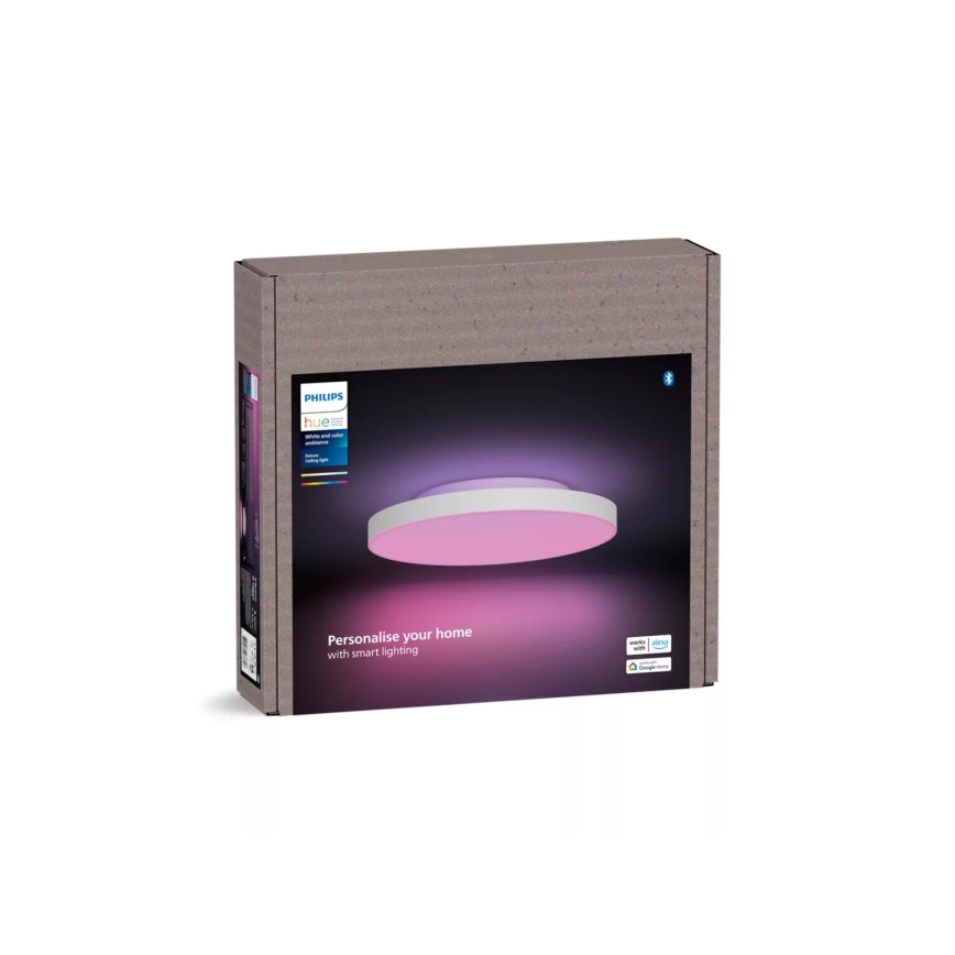 Philips - Plafón LED RGBW regulable Hue DATURA LED/48W/230V 2000-6500K