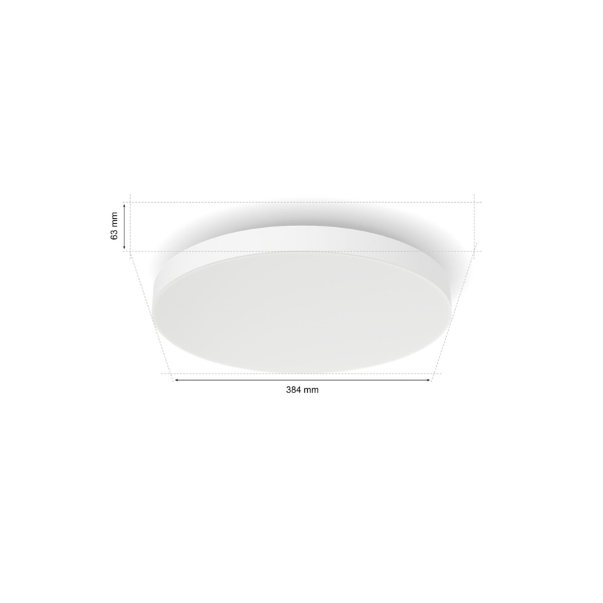 Philips - Plafón LED RGBW regulable Hue DATURA LED/48W/230V 2000-6500K