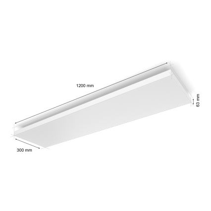Philips - Plafón LED RGBW regulable Hue DATURA LED/67W/230V 2000-6500K