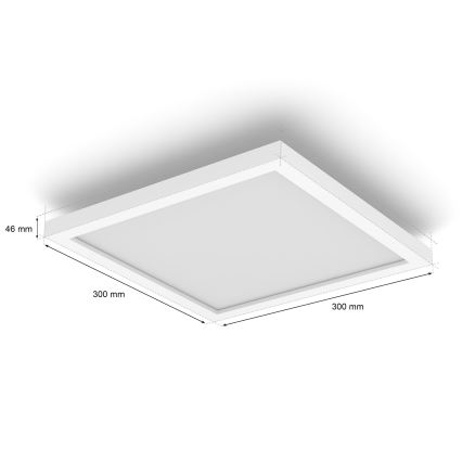 Philips - Plafón LED RGBW regulable Hue SURIMU LED/27W/230V