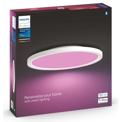 Philips - Plafón regulable RGBW Hue SURIMU LED/40W/230V