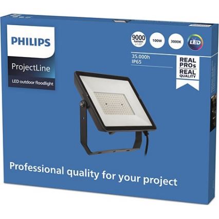 Philips - Proyector LED para exteriores PROJECTLINE LED/100W/230V IP65 3000K