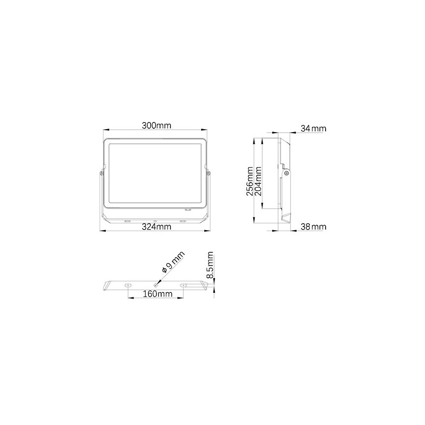 Philips - Proyector LED para exteriores PROJECTLINE LED/100W/230V IP65 3000K