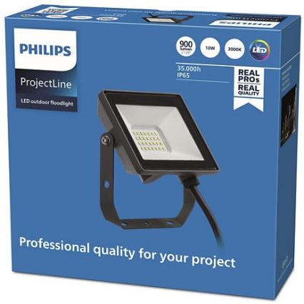 Philips - Proyector LED para exteriores PROJECTLINE LED/10W/230V IP65 3000K