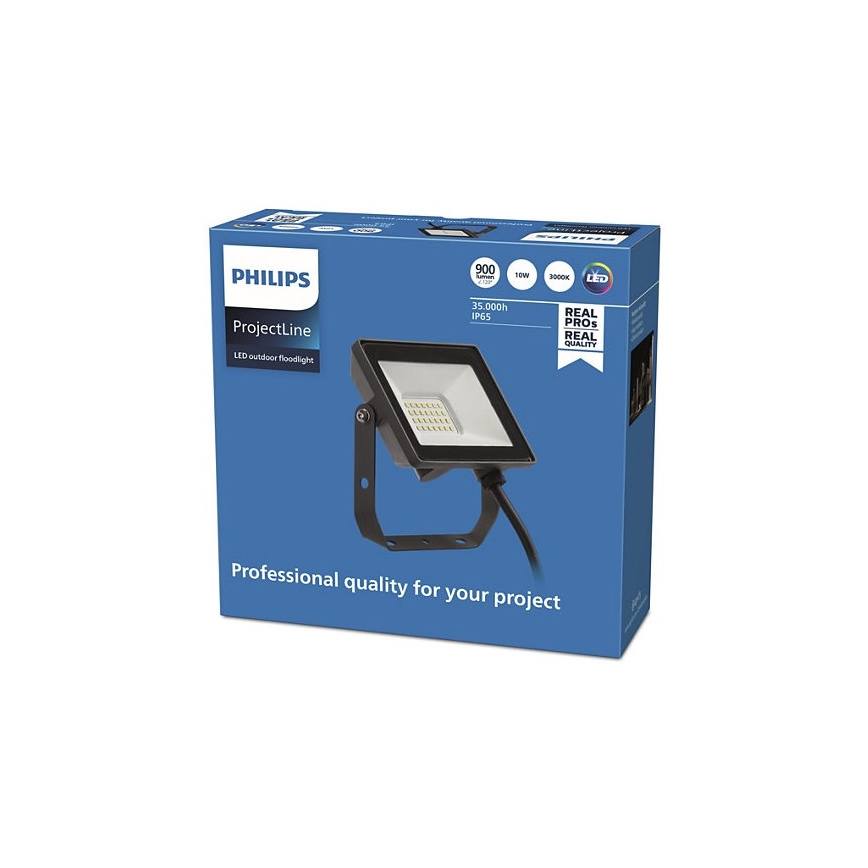 Philips - Proyector LED para exteriores PROJECTLINE LED/10W/230V IP65 3000K