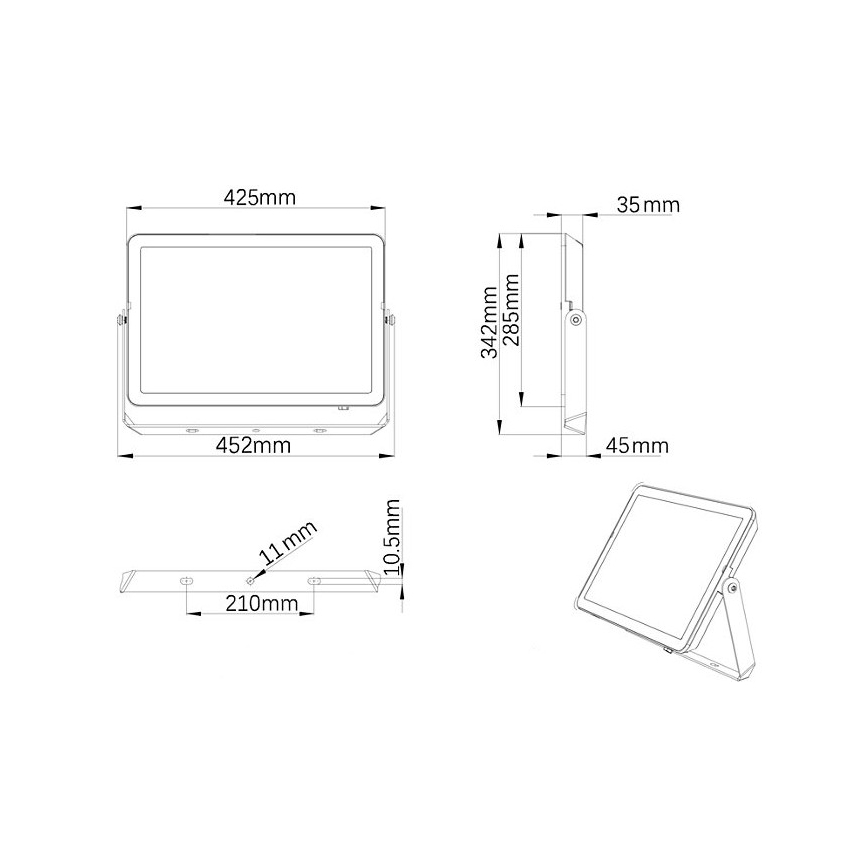 Philips - Proyector LED para exteriores PROJECTLINE LED/200W/230V IP65 3000K