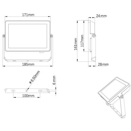 Philips - Proyector LED para exteriores PROJECTLINE LED/30W/230V IP65 3000K