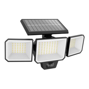 Philips - Proyector LED solar de pared con sensor NYSIL 3xLED/8,7W/3,7V IP65