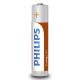 Philips R03L4B/10 - 4 pz. Batería de cloruro de zinc AAA LONGLIFE 1,5V