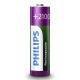 Philips R6B4A210/10 - 4 pz. Baterías recargables AA MULTILIFE NiMH/1,2V/2100 mAh
