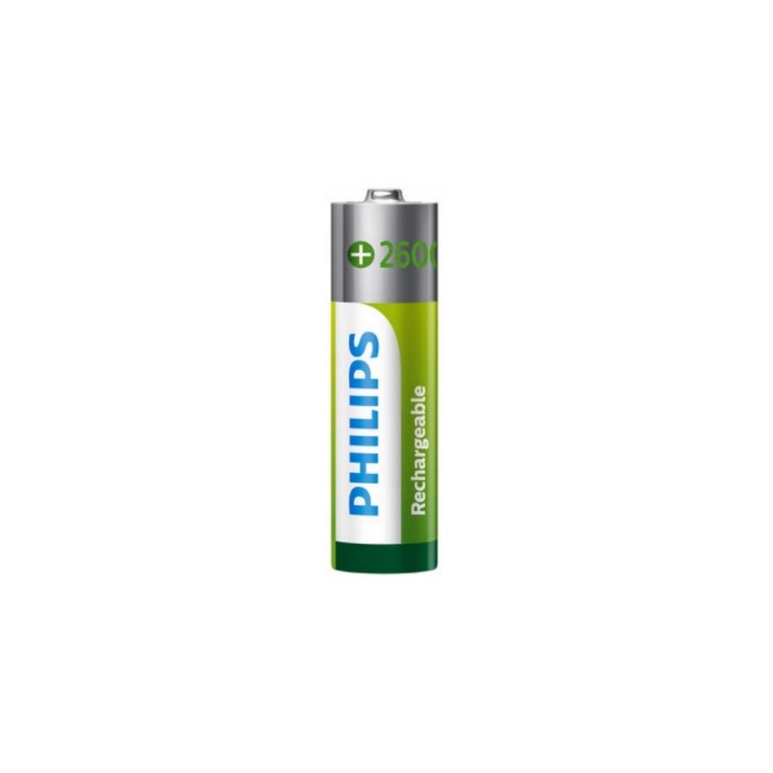 Philips R6B4B260/10 - 4 pz. Baterías recargables AA MULTILIFE NiMH/1,2V/2600 mAh