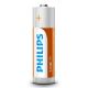Philips R6L4B/10 - 4 pz. Batería de cloruro de zinc AA LONGLIFE 1,5V