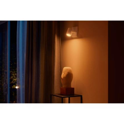 Philips - RGBW Foco LED regulable Hue ARGENTA 1xGU10/4,2W/230V 2000-6500K