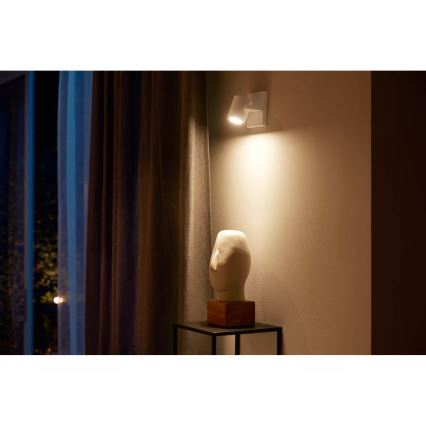 Philips - RGBW Foco LED regulable Hue ARGENTA 1xGU10/4,2W/230V 2000-6500K