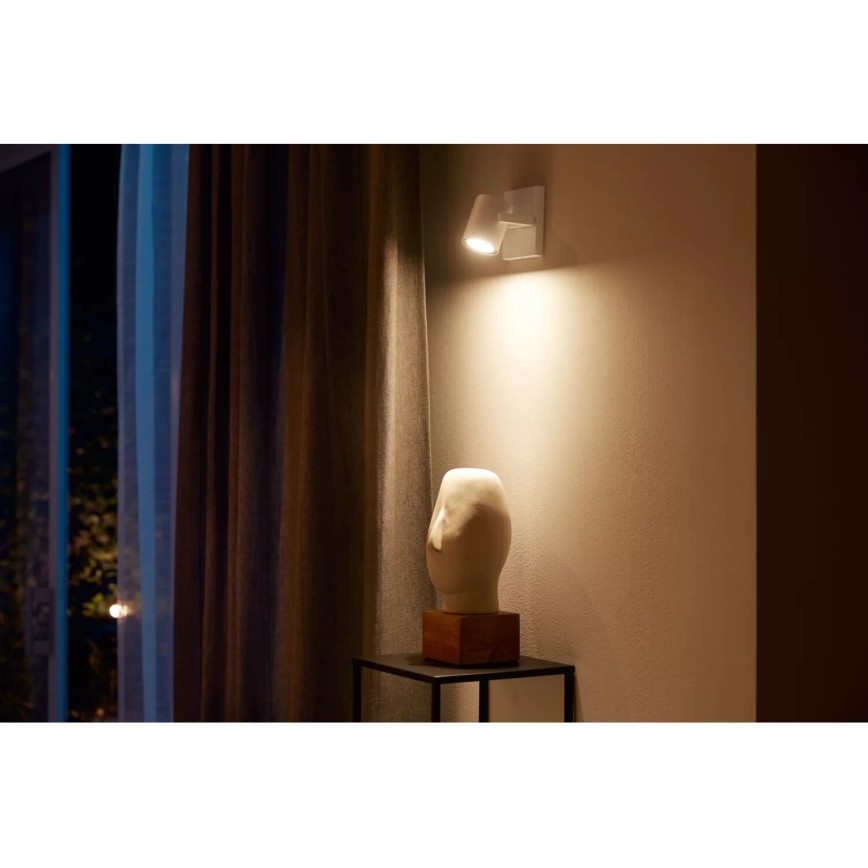 Philips - RGBW Foco LED regulable Hue ARGENTA 1xGU10/4,2W/230V 2000-6500K