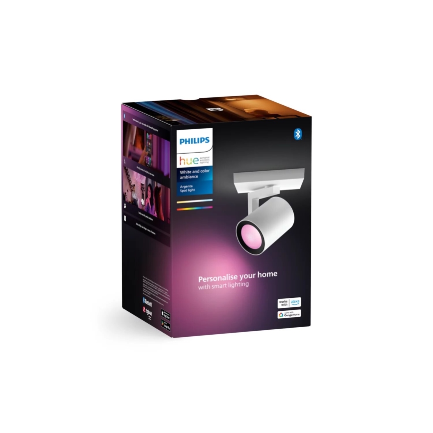 Philips - RGBW Foco LED regulable Hue ARGENTA 1xGU10/4,2W/230V 2000-6500K