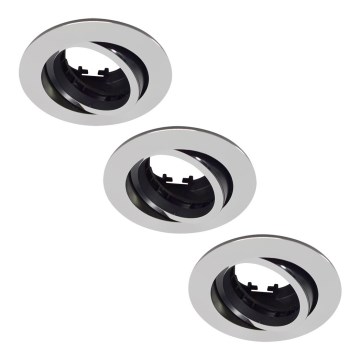 Philips - SET 3x Iluminación empotrable de techo 1xGU10/5,5W/230V