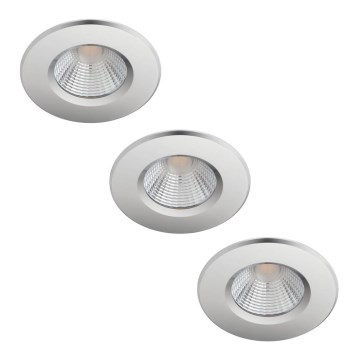 Philips - SET 3x Lámpara de baño LED regulable DIVE 1xLED/5,5W/230V IP65