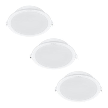 Philips - SET 3x Lámpara empotrable LED LED/5,5W/230V