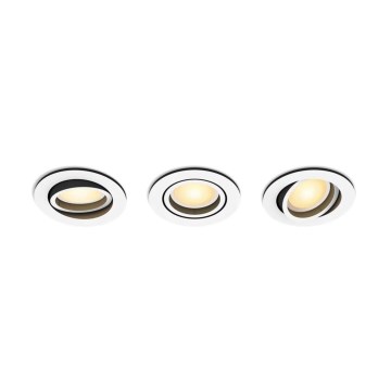 Philips - SET 3x Lámpara empotrable LED regulable Hue MILLISKIN 1xGU10/4,2W/230 2200-6500K