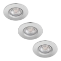 Philips - SET 3x LED Lámpara de baño regulable DIVE LED/5W/230V IP65