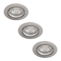 Philips - SET 3x LED Lámpara empotrable regulable LED/5W/230V 2700K