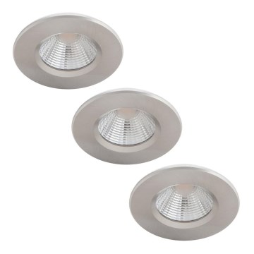 Philips - SET 3x LED Lámpara empotrable regulable para el baño LED/5,5W/230V 2700K IP65