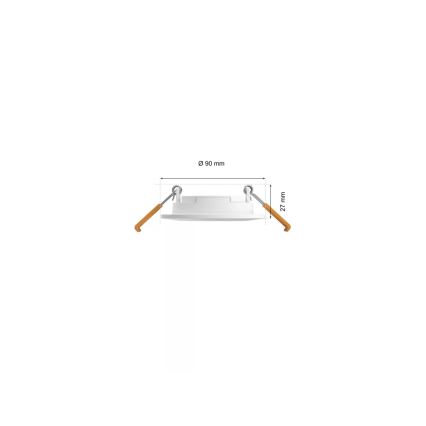 Philips - SET 3x LED RGBW Lámpara empotrable regulable para el baño Hue SLIM LED/8,3W/230V IP44 2000-6500K
