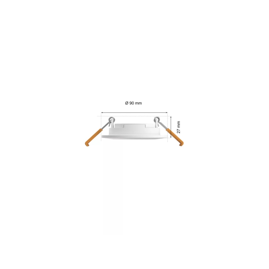 Philips - SET 3x LED RGBW Lámpara empotrable regulable para el baño Hue SLIM LED/8,3W/230V IP44 2000-6500K