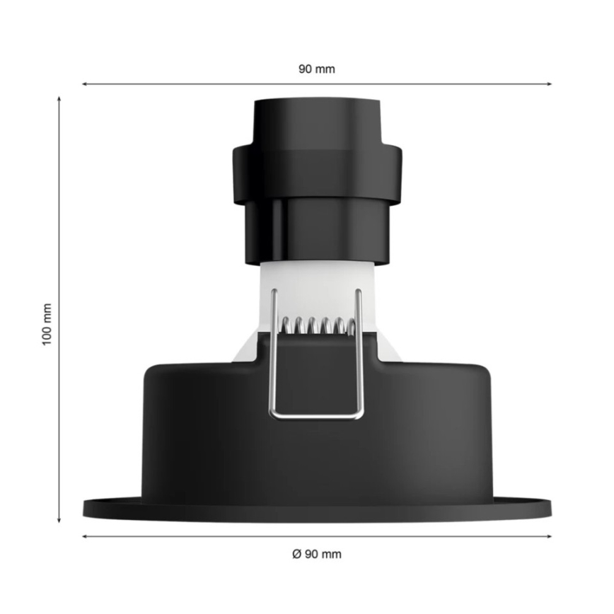 Philips - SET 3x Lámpara empotrable LED regulable Hue MILLISKIN 1xGU10/4,2W/230 2200-6500K