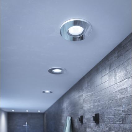 Philips - SET 3x Lámpara empotrable de baño LED regulable Hue ADORE BATHROOM 1xGU10/4,2W/230V 2200-6500K IP44