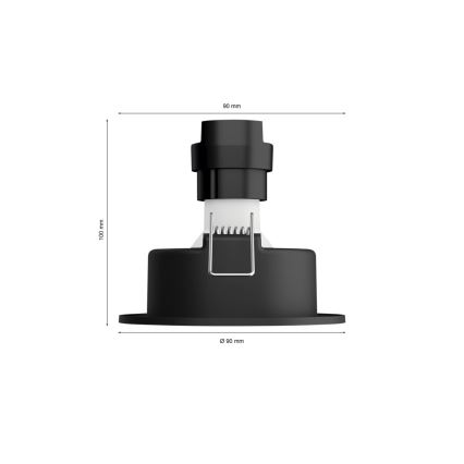 Philips - SET 3xLED RGBW Lámpara empotrable regulable Hue CENTURA 1xGU10/4,2W/230V 2000-6500K