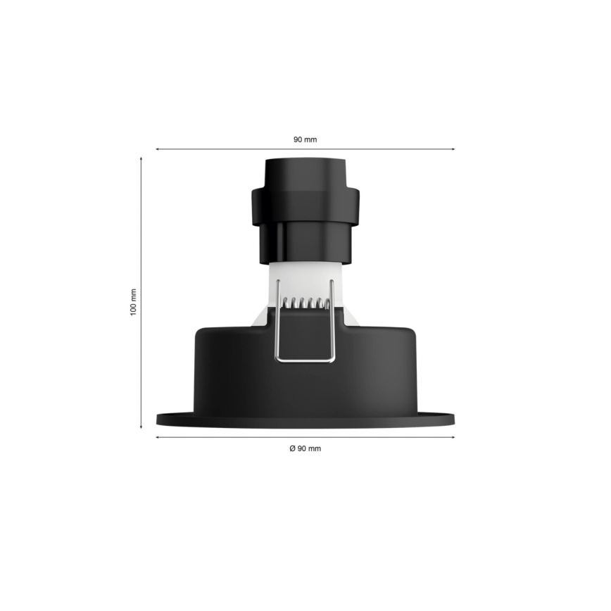 Philips - SET 3xLED RGBW Lámpara empotrable regulable Hue CENTURA 1xGU10/4,2W/230V 2000-6500K