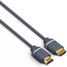 Philips SWV5650G/00 - Cable HDMI con Ethernet, conector HDMI 2.0 A 5m gris