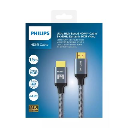 Philips SWV9115/10 - HDMI cable 1,5m gris