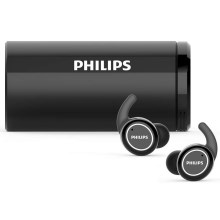 Philips TAST702BK/00 - Auriculares inalámbricos TWS Bluetooth IPX5 negro